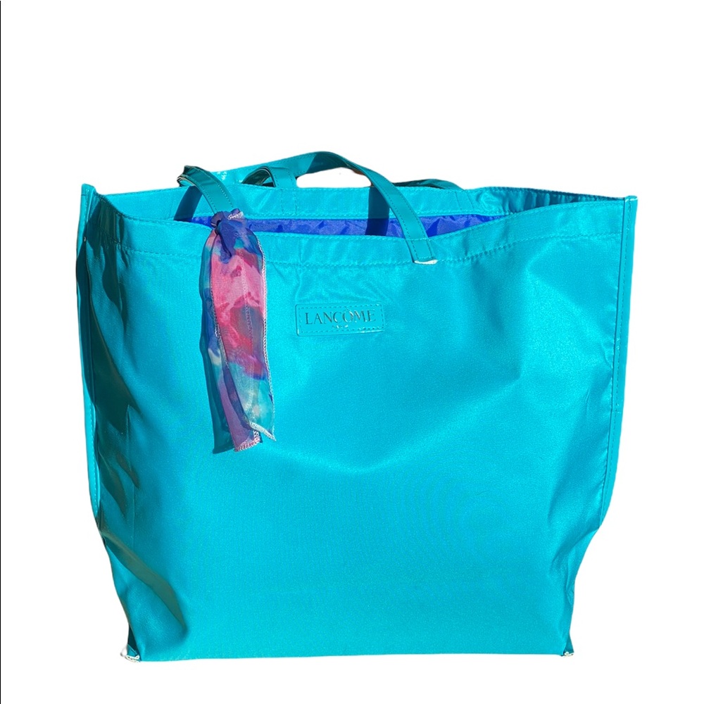 NWOT Bright Blue Lacome Tote Bag